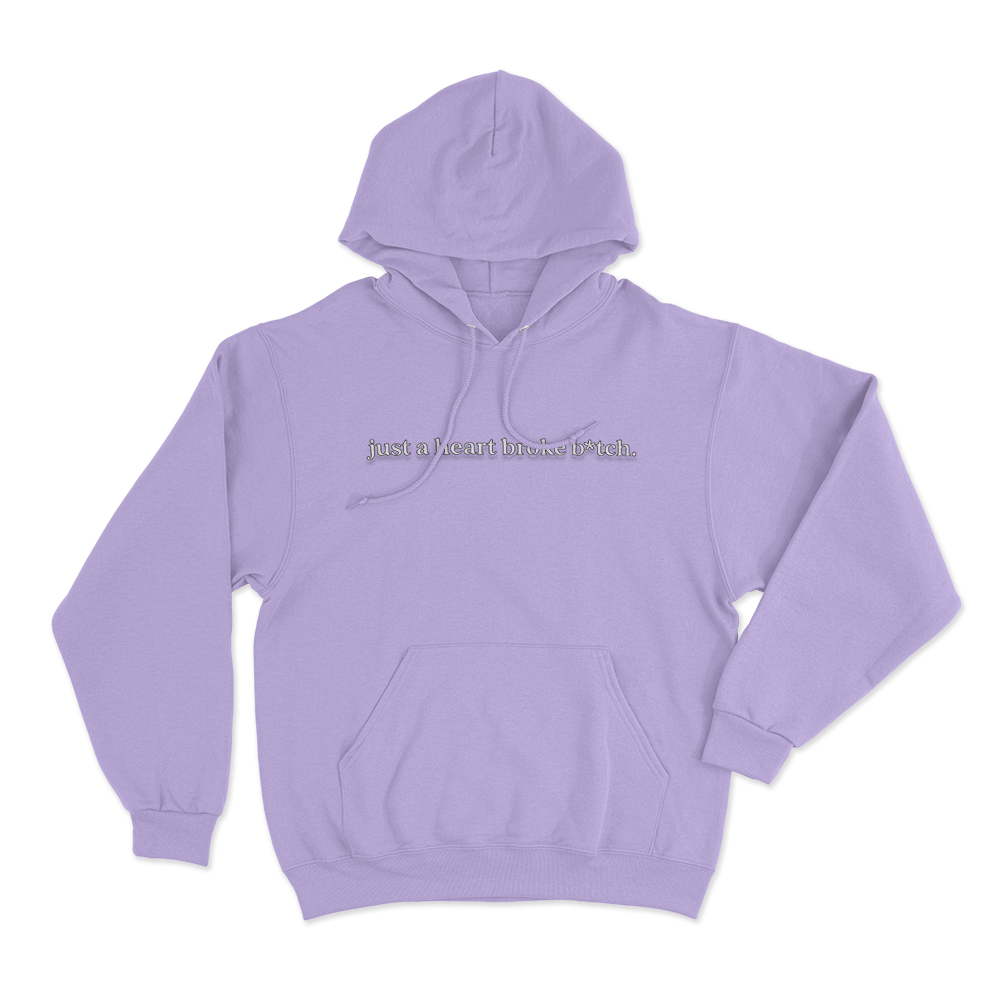 Just A Heart Broke Btch. Unisex Hoodie Purple Just A Heart Broke Btch. Unisex Hoodie Purple