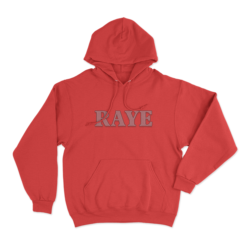 RAYE Logo Unisex Hoodie Red RAYE Logo Unisex Hoodie Red