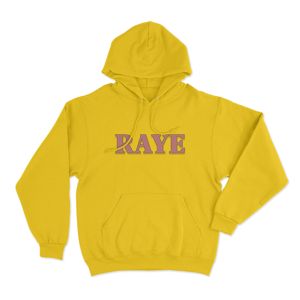 RAYE Logo Unisex Hoodie Yellow RAYE Logo Unisex Hoodie Yellow