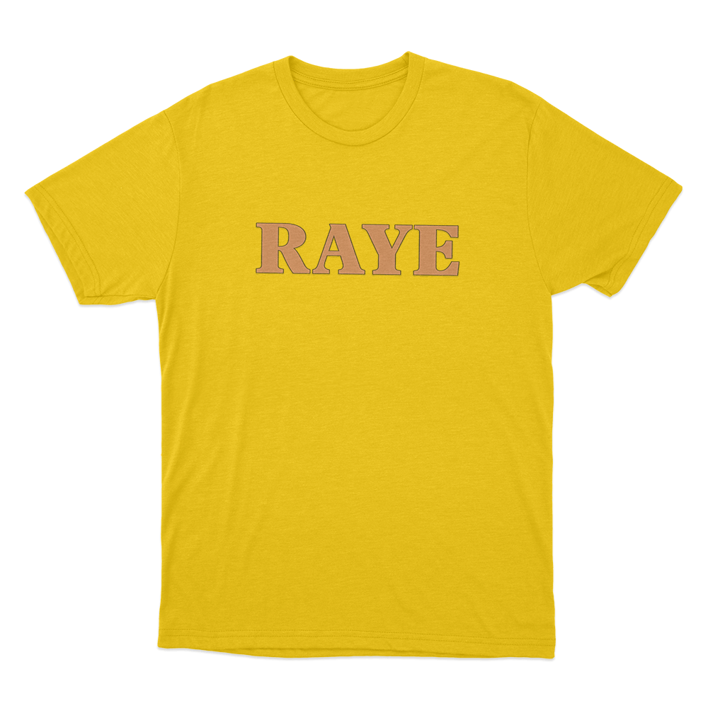 RAYE Logo Unisex T Shirt Yellow RAYE Logo Unisex T Shirt Yellow